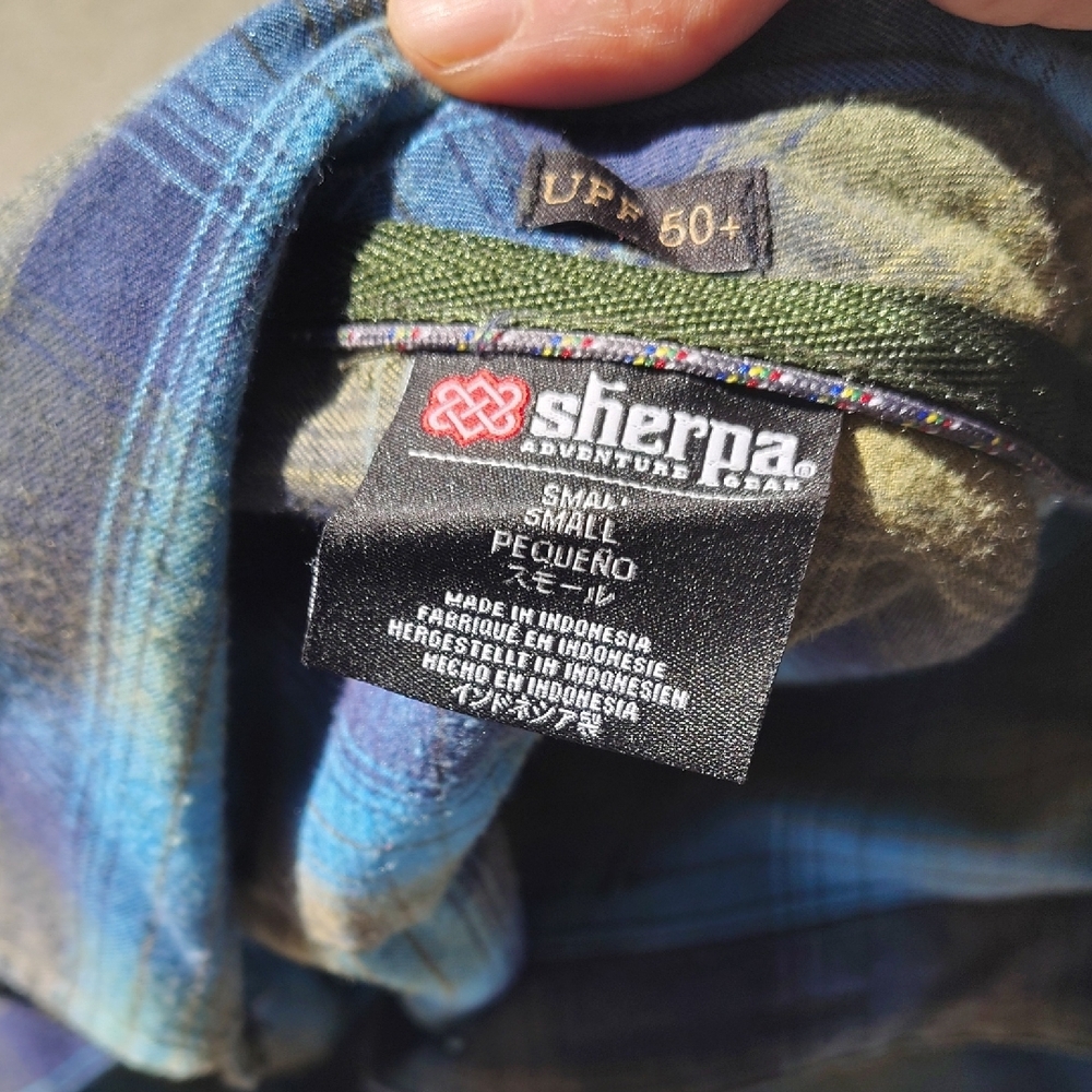 Sherpa Plaid Casual Button Down Shirt - Picture 2 of 5